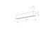Светильник Nowodvorski STRAIGHT WALL LED SILVER S PL, Серый, Серый