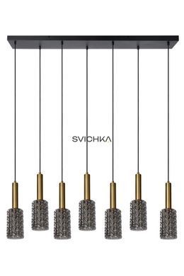 Підвісний світильник Lucide CORALIE 7xE27 Matt Gold / Brass, Matt Gold / Brass