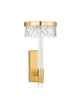 Бра Nova luce Bion, Gold, Золотий, Золотий, Прозорий, Золотий, Прозорий