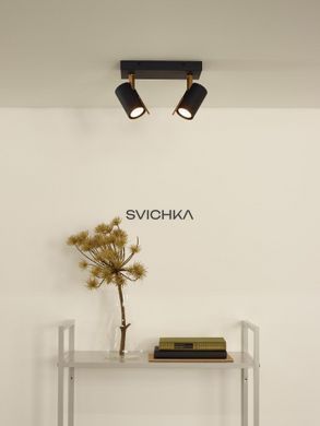 Потолочный точечный светильник Lucide GRONY LED Dim to warm GU10 2x5W 2200K/3000K Black