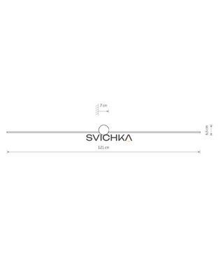 Світильник Nowodvorski Pin LED BLACK L, Чорний, Чорний, Чорний