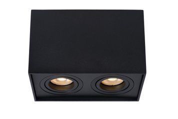 Потолочный точечный светильник Lucide TUBE 2xGU10 Black