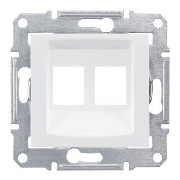 Накладка для 2 модулей AMP/MOLEX категории 5e 6 UTP Schneider Electric Sedna