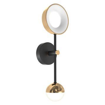 Бра Zuma Line LARA 2, Gold/Black
