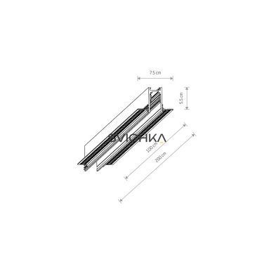 Трек врізний Nowodvorski LVM Recessed Track 2m, Black