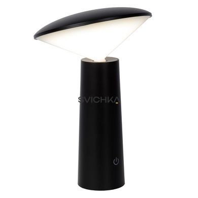 Аккумуляторная настольная лампа для дома и улицы Lucide JIVE Battery pack/batteries &Oslash; 13,7 cm LED Dim. 1x3W 2800K/6500K IP44 Black