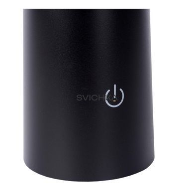 Аккумуляторная настольная лампа для дома и улицы Lucide JIVE Battery pack/batteries &Oslash; 13,7 cm LED Dim. 1x3W 2800K/6500K IP44 Black