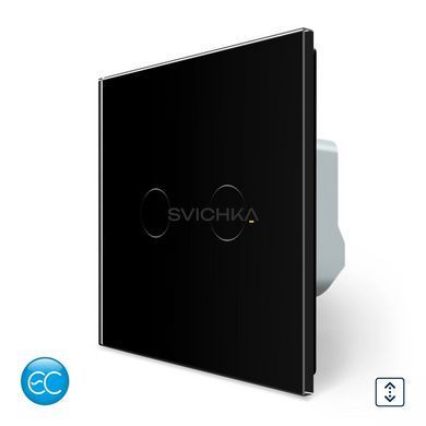 Радиоуправляемый (дистанционный) сенсорный выключатель LIVOLO, с пультом и таймером, для ролет, электрических карнизов и ворот, 5А 230В, с нейтралью, бестоковый / сухой контакт