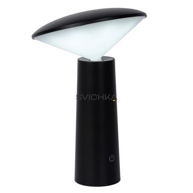 Аккумуляторная настольная лампа для дома и улицы Lucide JIVE Battery pack/batteries &Oslash; 13,7 cm LED Dim. 1x3W 2800K/6500K IP44 Black