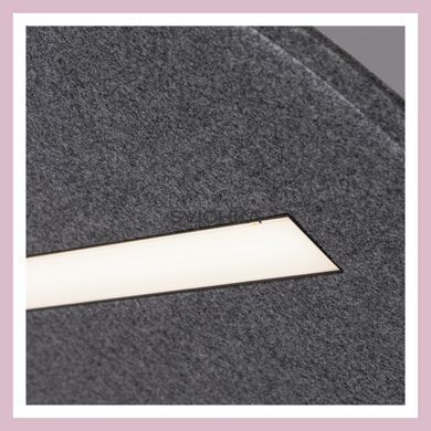 Підвісний світильник Aqform AQfelt OVALL RAFTER LED Graphite