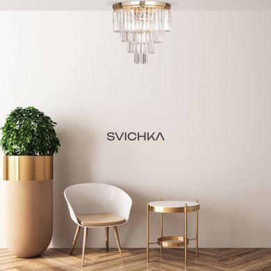 Люстра Zuma Line Amedeo 5, Gold/Transparent