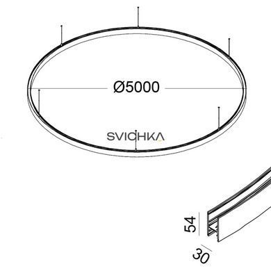 Накладной радиальный трек LTX IN_RING 500 48V