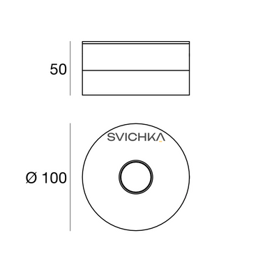 Точечный светильник Linea Light One to One_S 7618