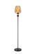 Торшер Lucide ILONA &Oslash; 34 cm 1xE27 Amber, Amber, Черный, Янтарный, Янтарный