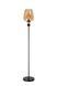 Торшер Lucide ILONA &Oslash; 34 cm 1xE27 Amber, Amber, Черный, Янтарный, Янтарный