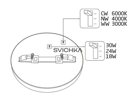 Стельовий світильник Nowodvorski Multi 18W/24W/30W 3000-6000K, White