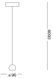 Подвесной светильник Ideal Lux Archimede sfera, White