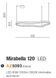 Підвісний світильник Azzardo MIRABELLA 120 Black