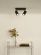 Потолочный точечный светильник Lucide GRONY LED Dim to warm GU10 2x5W 2200K/3000K Black, BLACK, Черный, Черный