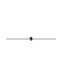 Світильник Nowodvorski Pin LED BLACK L, Чорний, Чорний, Чорний