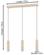 Подвесной светильник Eglo CAMINIA 3, Beige