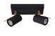 Потолочный точечный светильник Lucide GRONY LED Dim to warm GU10 2x5W 2200K/3000K Black, BLACK, Черный, Черный