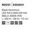 Подвесной светильник Nova luce Nocci 3 Black
