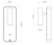 Бра Astro Enna Surface USB A+C, Black