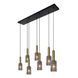 Підвісний світильник Lucide CORALIE 7xE27 Matt Gold / Brass, Matt Gold / Brass