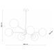 Люстра TK Lighting Sarius 6 Black