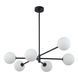 Люстра TK Lighting Sarius 6 Black