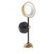 Бра Zuma Line LARA 2, Gold/Black, Черный; золотой, Черный, Золотой
