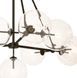 Підвісний світильник Eichholtz Chandelier Bermude 111826, Чорний, Чорний, Прозорий