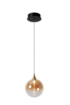 Підвісний світильник Lucide GISELA &Oslash; 16 cm LED 1x5W 2700K Amber, Amber, Бурштинний, Бурштинний