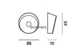 Настенно-потолочный светильник Foscarini Lumiere XXS
