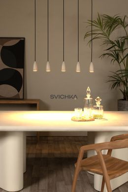 Подвесной светильник Lucide EVORA &Oslash; 10 cm 5xGU10 Taupe
