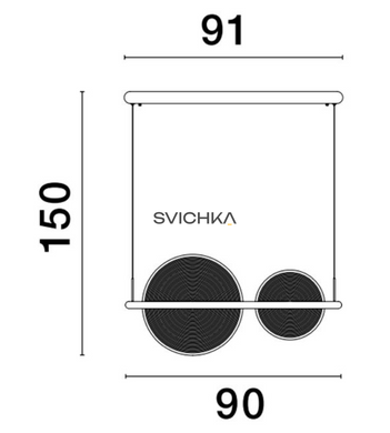 Люстра Nova luce 9054449 NOAH, Brown