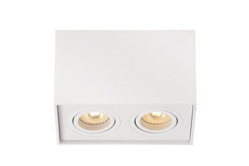 Потолочный точечный светильник Lucide TUBE 2xGU10 White