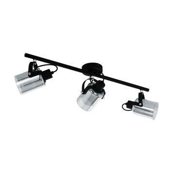 Спот Eglo BERREGAS 3 Black/Glass
