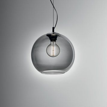Ideal Lux NEMO SP1 D30 Smoked Glass 094236