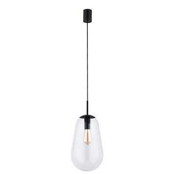 Підвісний світильник Nowodvorski PEAR BLACK M PL, Прозорий, Прозорий