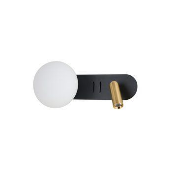 Бра AZzardo TRASIMENO, Black/Brass
