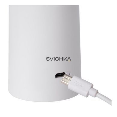 Аккумуляторная настольная лампа для дома и улицы Lucide JIVE Battery pack/batteries &Oslash; 13,7 cm LED Dim. 1x3W 2800K/6500K IP44 White