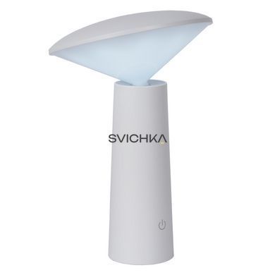 Аккумуляторная настольная лампа для дома и улицы Lucide JIVE Battery pack/batteries &Oslash; 13,7 cm LED Dim. 1x3W 2800K/6500K IP44 White