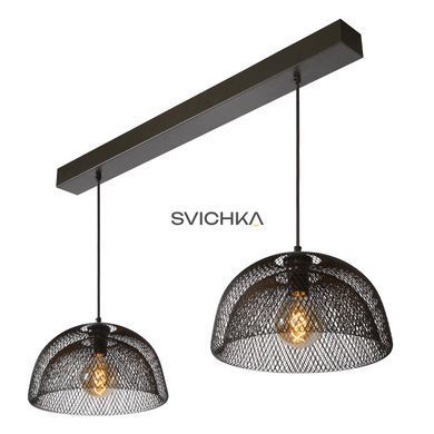 Подвесной светильник Lucide MESH 2xE27 Black