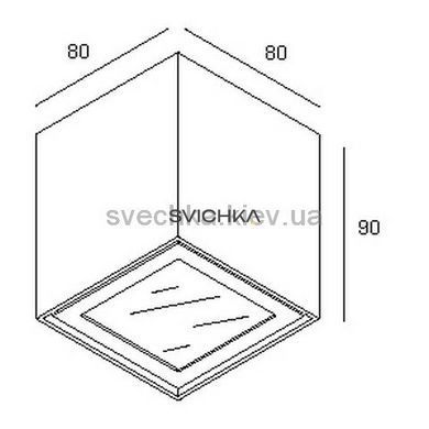 Точковий світильник Delta Light BOXY + 251 67 44 A