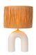 Настольная лампа Lucide RONDA 1xE27 White, WHITE, Белый, Natural, Natural