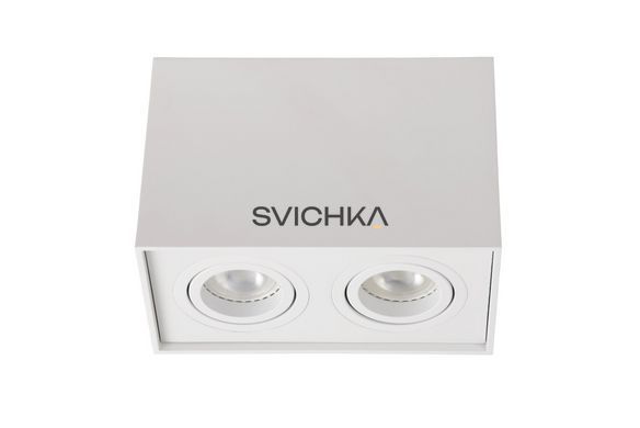Потолочный точечный светильник Lucide TUBE 2xGU10 White