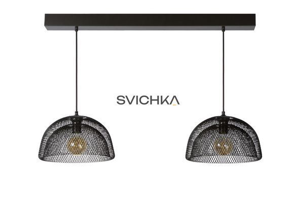 Подвесной светильник Lucide MESH 2xE27 Black
