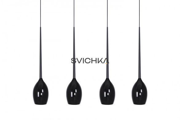 Подвесной светильник Azzardo MD1288B-4BL IZZA 4 pendant black (AZ0100)